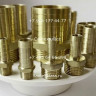 Штуцер для шланга 1/4" х 14 мм наружная резьба (латунь)