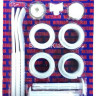 Монтажный комплект 3/4" для радиаторов с 3-мя кронштейнами Ватермарк (алюминий / биметалл)
