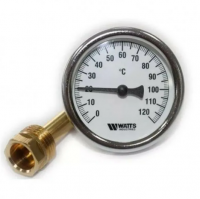 Термометр биметаллический аксиальный с гильзой  F+R801 WATTS