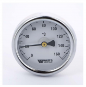 Термометр биметаллический аксиальный с гильзой 160° C WATTS