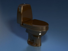 1215 brown Унитаз-компакт Style коричневый, сиденье микролифт (прямой/косой выпуск)