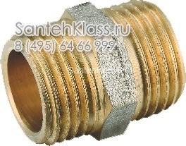 Ниппель 1/2" латунный