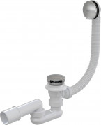 А504 КМ Alcaplast Слив-перелив (обвязка) для ванн автомат пластиковый (click/clack)