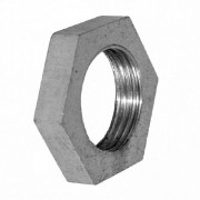 Контргайка стальная 1/2" черная под сварку (15 мм)