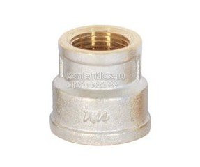 Муфта переходная 2" х 1" латунная (50 х 25 мм) Муфта переходная 2" х 1" латунная (50 х 25 мм)