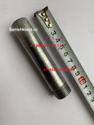 Резьба удлиненная 3" х 100 мм оцинкованная ГОСТ 3262-75 (Ду 80 / 89 мм)