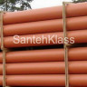 Труба ПВХ для наружной канализации 160 х 0,5 м Ростурпласт (оранжевая)