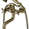 41022-2 kaiser cross смеситель для ванны с душем бронза