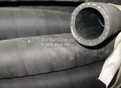 Шланг резиновый Ду - 40 мм черный армированный МаслоБензоСтойкий