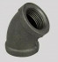Угольник 3/4" х 45° в/в чугунный черный (20 х 45°) Угольник 3/4" х 45° в/в чугунный черный (20 х 45°)