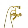 44222-3 KAISER Carlson Style Gold смеситель для ванны с двумя рукоятками золотой (керамический)